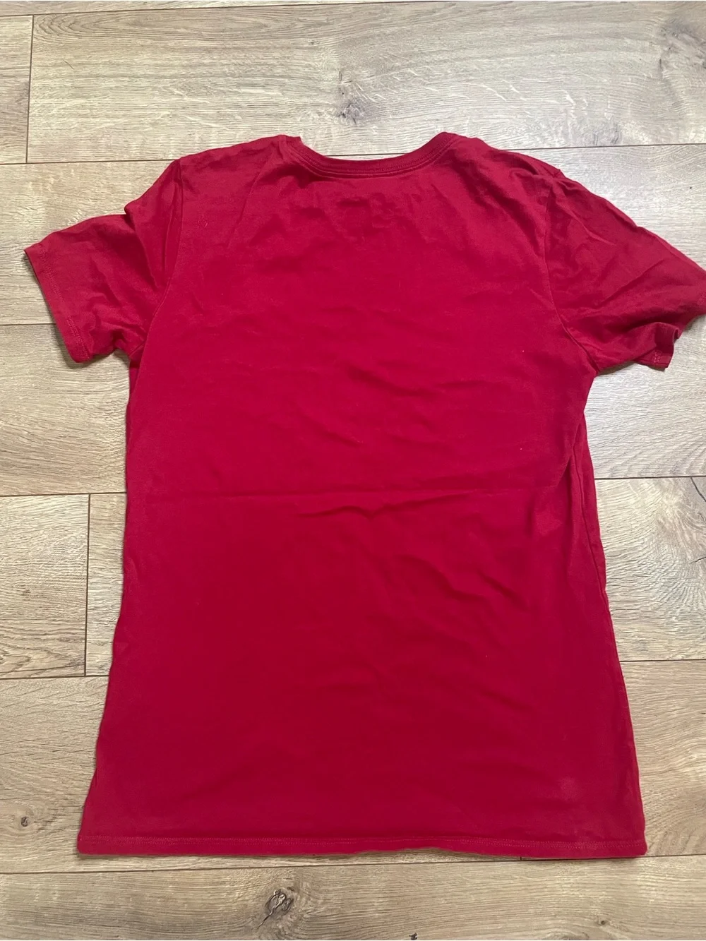 Nike Women’s Red Short-Sleeve Logo Tee